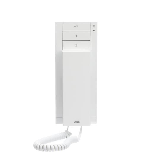 ABB M22002-W-02 Audio iç ünite, 3 Butonlu, Ahizeli, Beyaz