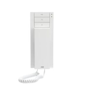 ABB M22002-W-02 Audio iç ünite, 3 Butonlu, Ahizeli, Beyaz