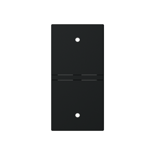 ABB N2121 KNX Anahtar Kapak 1M İkonsuz Mat Siyah