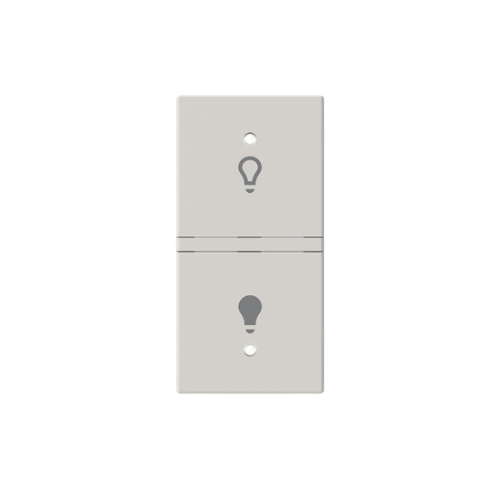 ABB N2121.1 KNX Anahtar Kapak 1M Aydınlatma İkonlu (RS/U 1.1 ve diğer 2M cihazlar için sol) Kum Rengi