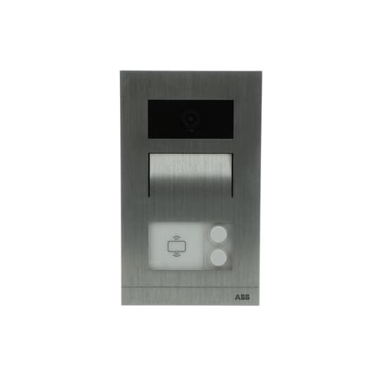 ABB M21312P2-A-02 Mini video dış ünite 2 buton, kart okuyucu, Alüminyum