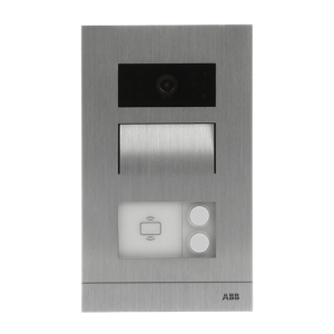 ABB M21362P2-A-02 Mini video dış ünite, 2 buton, Sıva altı, , RFID, Alüminyum