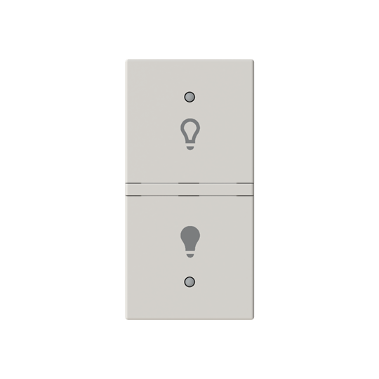 ABB N2121.1R KNX Anahtar Kapak 1M Aydınlatma İkonlu (2M cihazlar için sağ) Kum Rengi