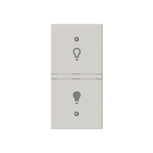 ABB N2121.1R KNX Anahtar Kapak 1M Aydınlatma İkonlu (2M cihazlar için sağ) Kum Rengi