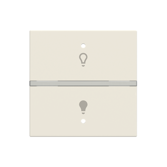 ABB N2221.1 KNX Anahtar Kapak 2M Aydınlatma İkonlu (Sadece RB/U 1.1 ile uyumlu) Beyaz