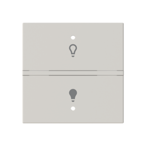 ABB N2221.1 KNX Anahtar Kapak 2M Aydınlatma İkonlu (Sadece RB/U 1.1 ile uyumlu) Kum Rengi