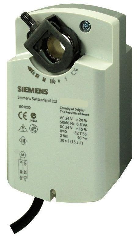 SIEMENS GQD121.1A 24V Yay Geri Dönüşlü 2Nm Tork ON-OFF Damper Motoru