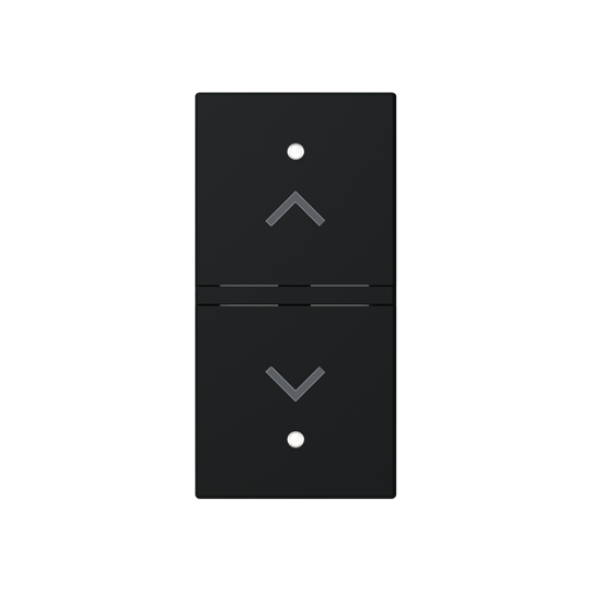 ABB N2121.3 KNX Anahtar Kapak 1M Perde/Panjur İkonlu (RS/U 1.1 ve diğer 2M cihazlar için sol/sağ) Mat Siyah