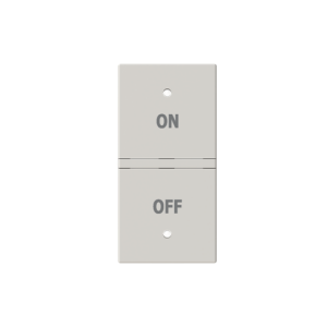 ABB N2121.5 KNX Anahtar Kapak 1M On/Off İkonlu (RS/U 1.1 ve diğer 2M cihazlar için sol) Kum Rengi