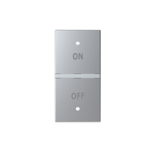ABB N2121.5 KNX Anahtar Kapak 1M On/Off İkonlu (RS/U 1.1 ve diğer 2M cihazlar için sol) Gümüş