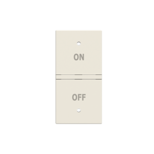ABB N2121.5R KNX Anahtar Kapak 1M On/Off İkonlu (2M cihazlar için sağ) Tam Beyaz