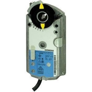 SIEMENS GNP196.1E 24V Yay Geri Dönüşlü, 6Nm Tork Yardımcı Switchli, ON-OFF, Yüzer Kontrol, Rotary Tip Damper Motoru