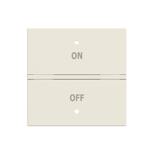 ABB N2221.5 KNX Anahtar Kapak 2M On/Off İkonlu (Sadece RB/U 1.1 ile uyumlu) Tam Beyaz