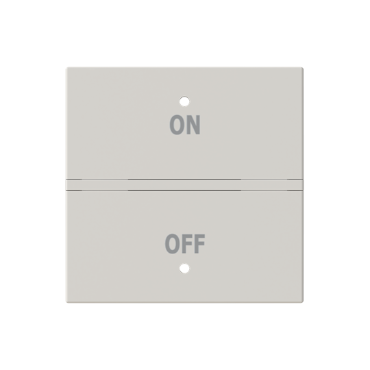ABB N2221.5 KNX Anahtar Kapak 2M On/Off İkonlu (Sadece RB/U 1.1 ile uyumlu) Kum Rengi