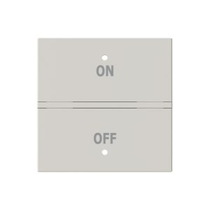 ABB N2221.5 KNX Anahtar Kapak 2M On/Off İkonlu (Sadece RB/U 1.1 ile uyumlu) Kum Rengi