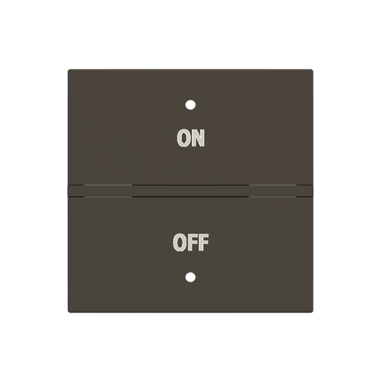 ABB N2221.5 KNX Anahtar Kapak 2M On/Off İkonlu (Sadece RB/U 1.1 ile uyumlu) Tam Antrasit