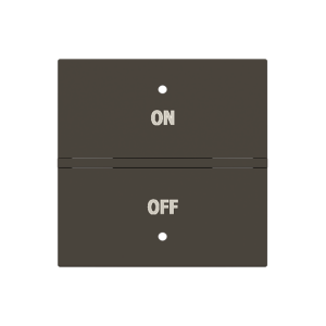 ABB N2221.5 KNX Anahtar Kapak 2M On/Off İkonlu (Sadece RB/U 1.1 ile uyumlu) Tam Antrasit