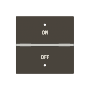 ABB N2221.5 KNX Anahtar Kapak 2M On/Off İkonlu (Sadece RB/U 1.1 ile uyumlu) Antrasit