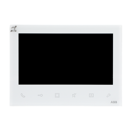ABB M22413-W Video iç ünite 7 induction loop, Beyaz