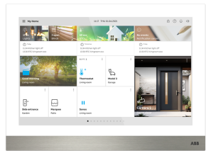 ABB H8237-4W IP touch 10 LAN/Wifi Beyaz - Paslanmaz Çelik