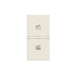 ABB N2121.9 KNX Anahtar Kapak 1M Senaryo İkonlu (RS/U 1.1 ve diğer 2M cihazlar için sol) Tam Beyaz