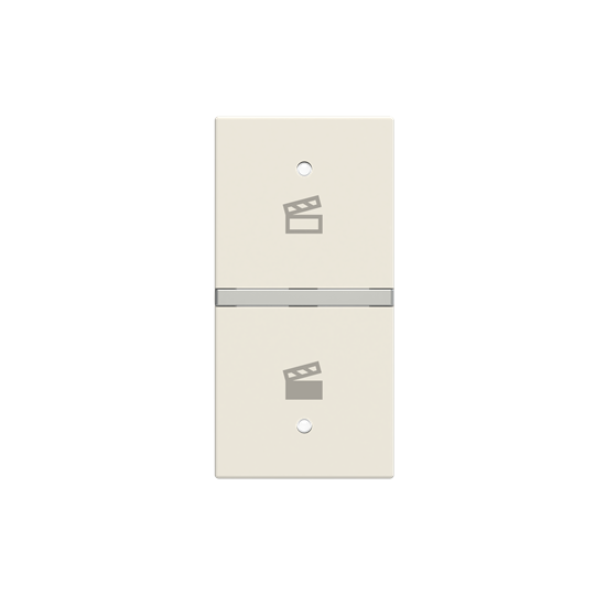 ABB N2121.9R KNX Anahtar Kapak 1M Senaryo İkonlu (2M cihazlar için sağ) Beyaz