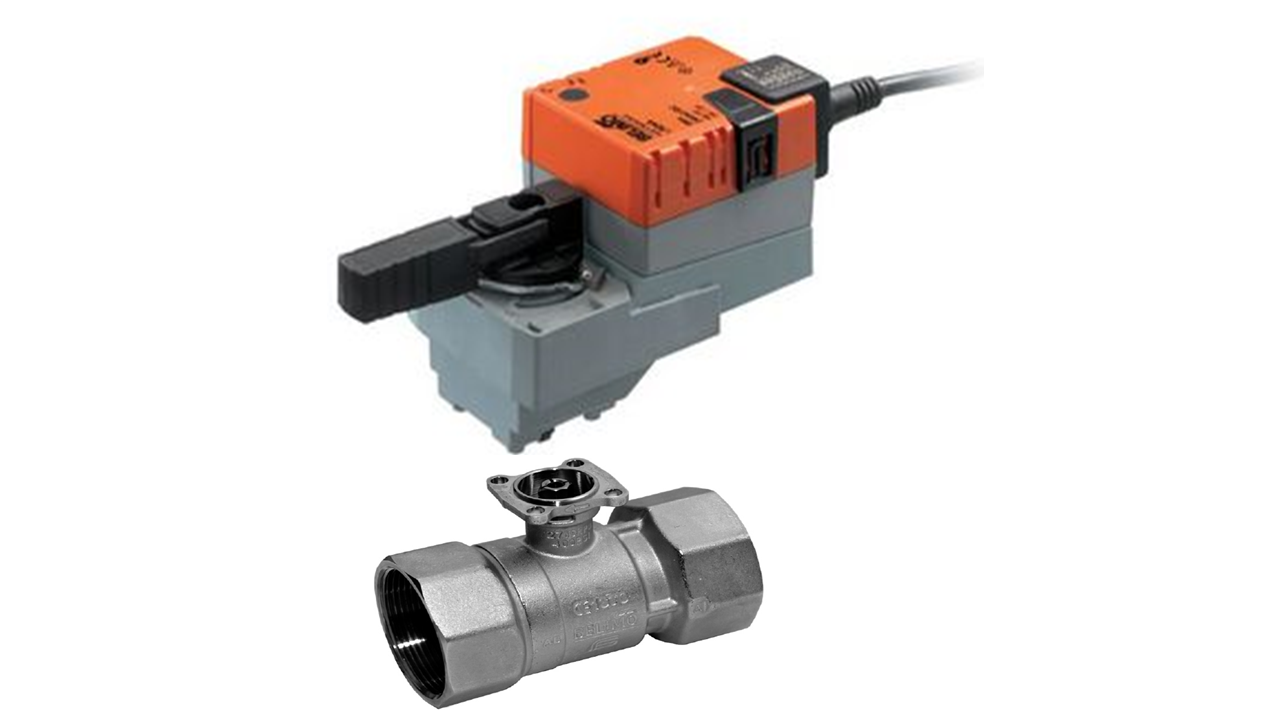 R2040-S3 On/Off & İki Yollu Vana Gövdesi DN40 - KV32 Dişli ve Vana Motoru