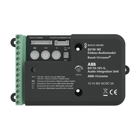 ABB 83110-500-02 Ses entegrasyon ünitesi, Siyah