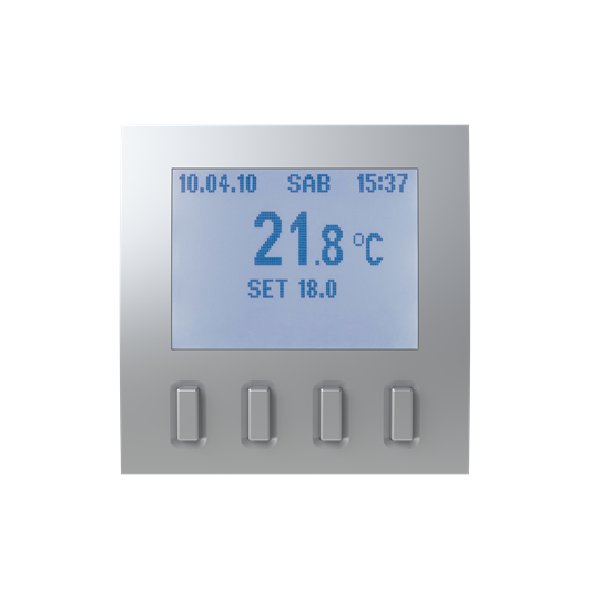 ABB RT/U 1.1.Z KNX Termostat 2M, 4 Buton, BCU dahil Gümüş