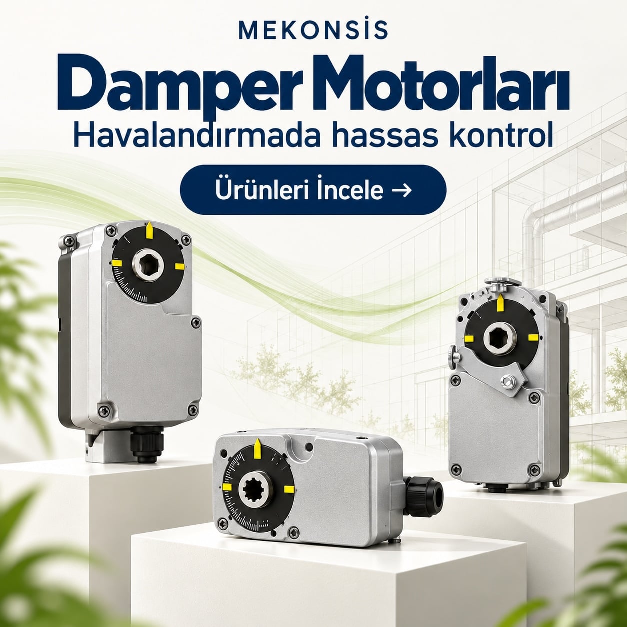 Damper Motorları — Ürünleri İncele →